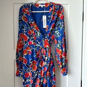 Jonathan Simkhai Citrus Bloom, wrap dress